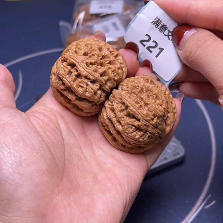 文玩核桃把件粗筋45.221