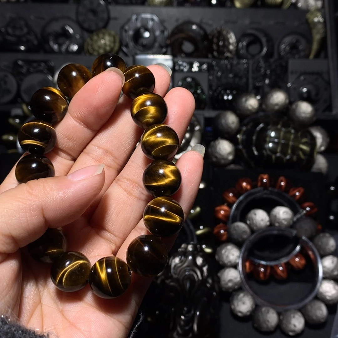 *****木变石（虎睛石）未镶嵌手串