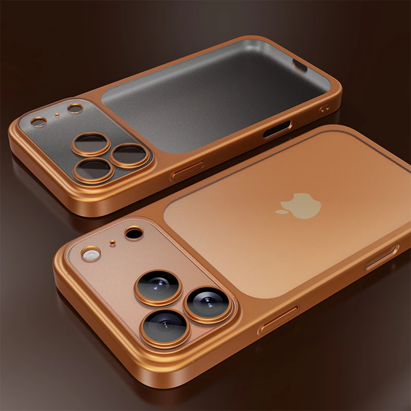 自带镜头膜适用苹果17ProMax手机壳iPhone17肤感磨砂16全包防摔壳