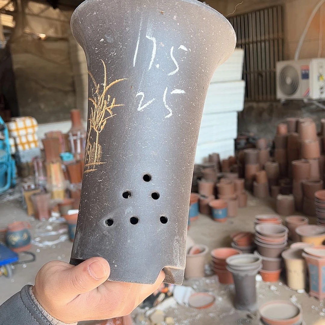 紫砂花盆紫砂花盆放漏