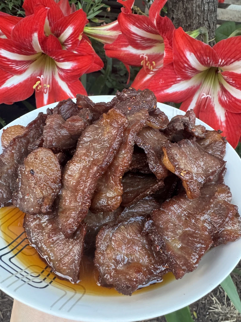 马荣平【清香淡口】原味.不干，不咸。云南特产牛干巴