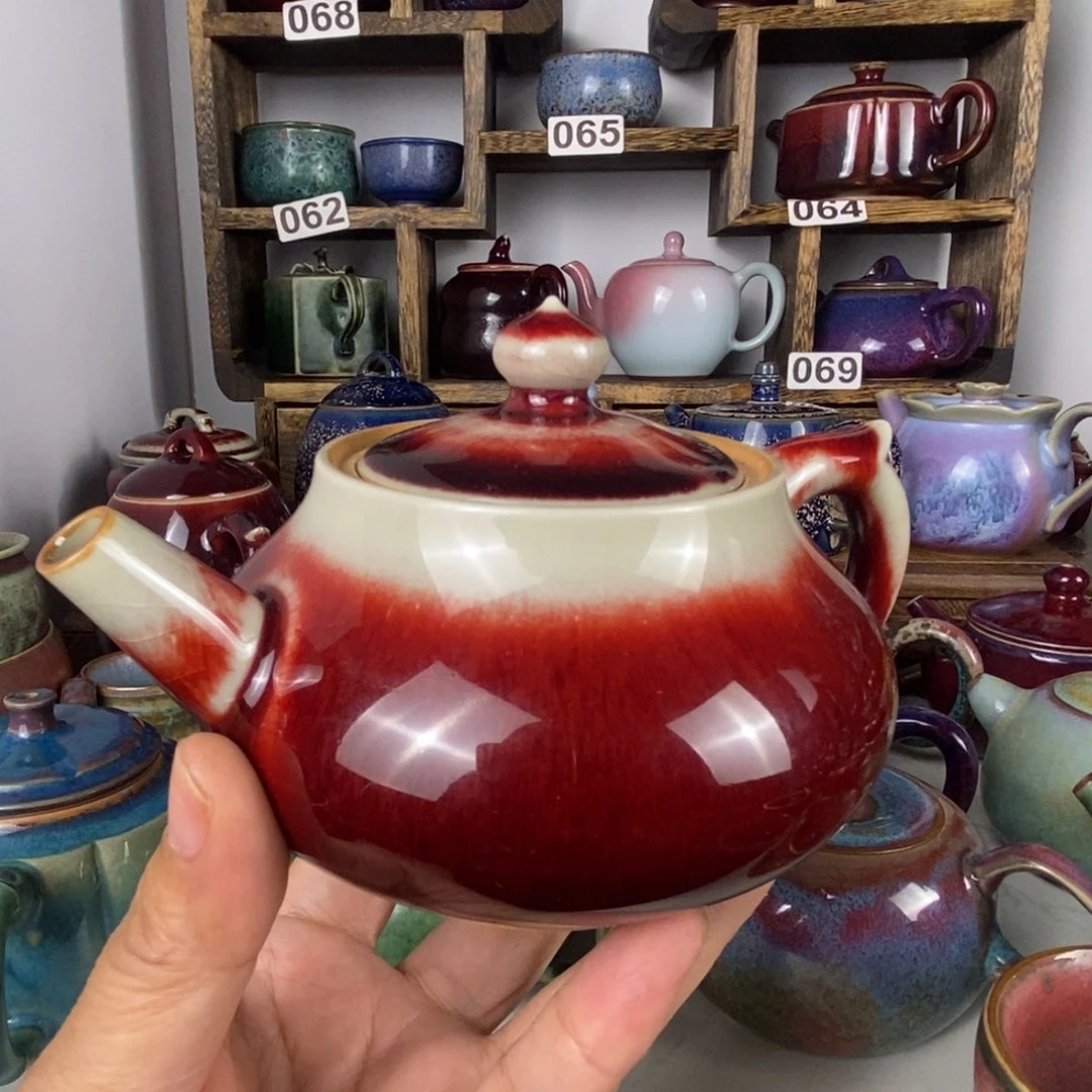 燕***梢中国神后钧瓷茶具处理