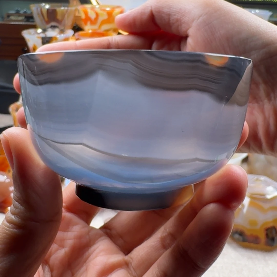 王***健玛瑙/玉髓未镶嵌玛瑙茶杯