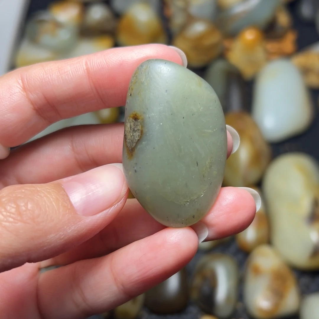 和田玉未镶嵌挂件81