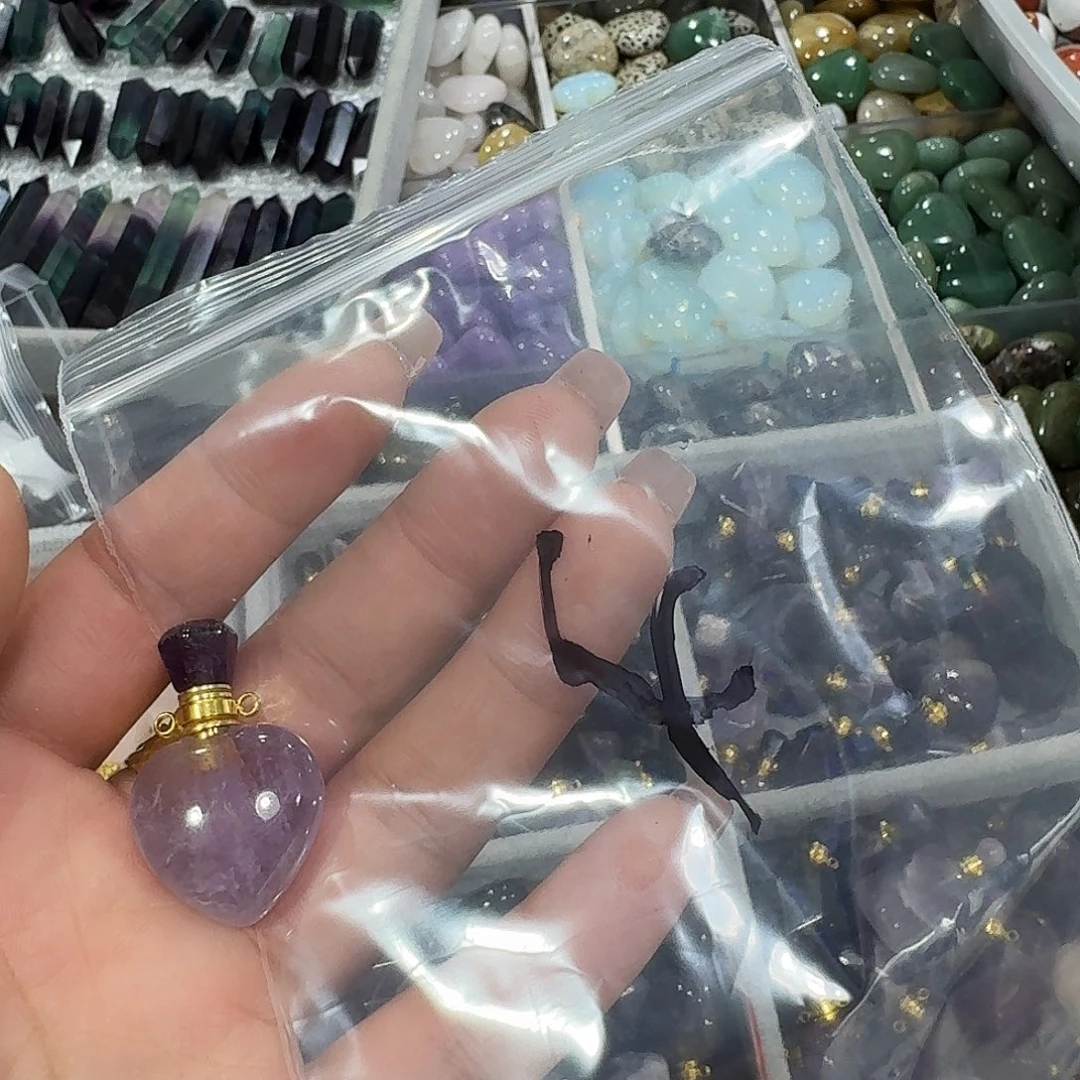 魔***g未镶嵌紫晶颈饰紫水晶