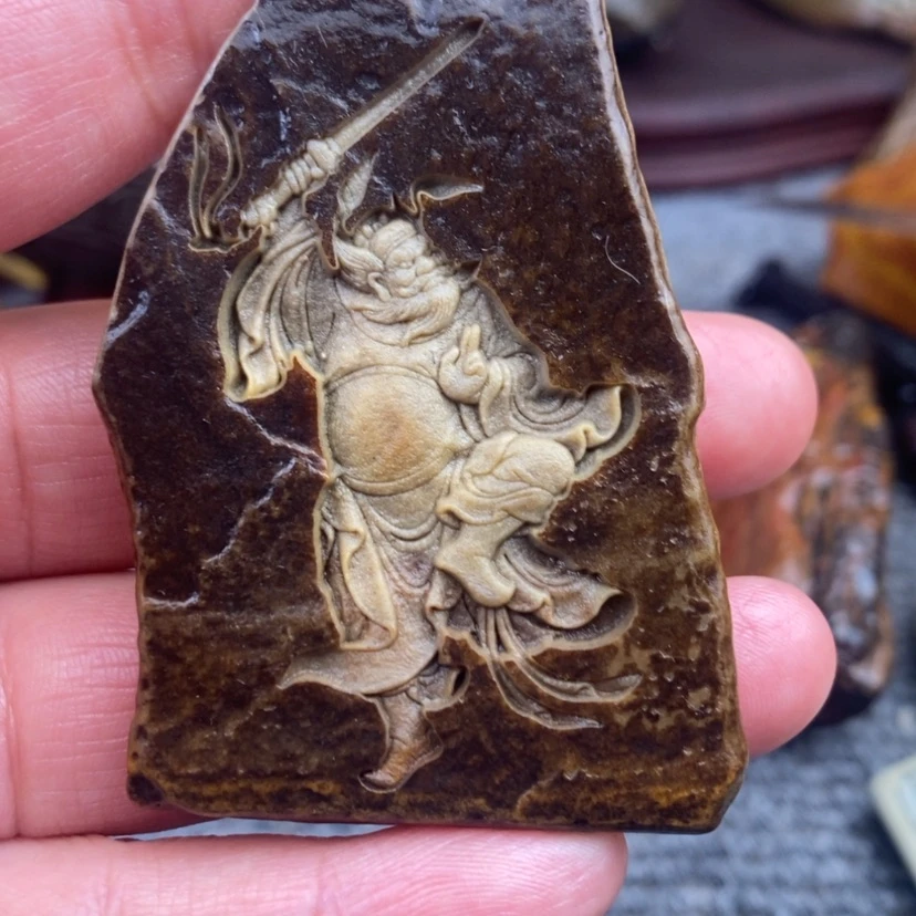 【闪购商品】原石雕刻手把件