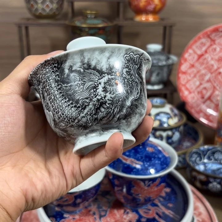 杰***杰景德镇手工手绘陶瓷