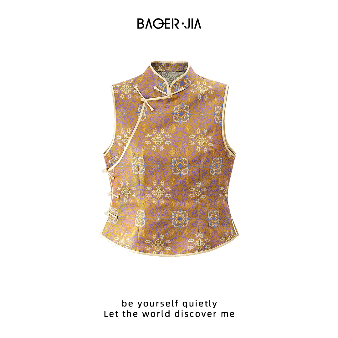 66-【传承名门张和才/甜蜜蜀锦】宝儿家含幂BJ89725204好运绵延马甲