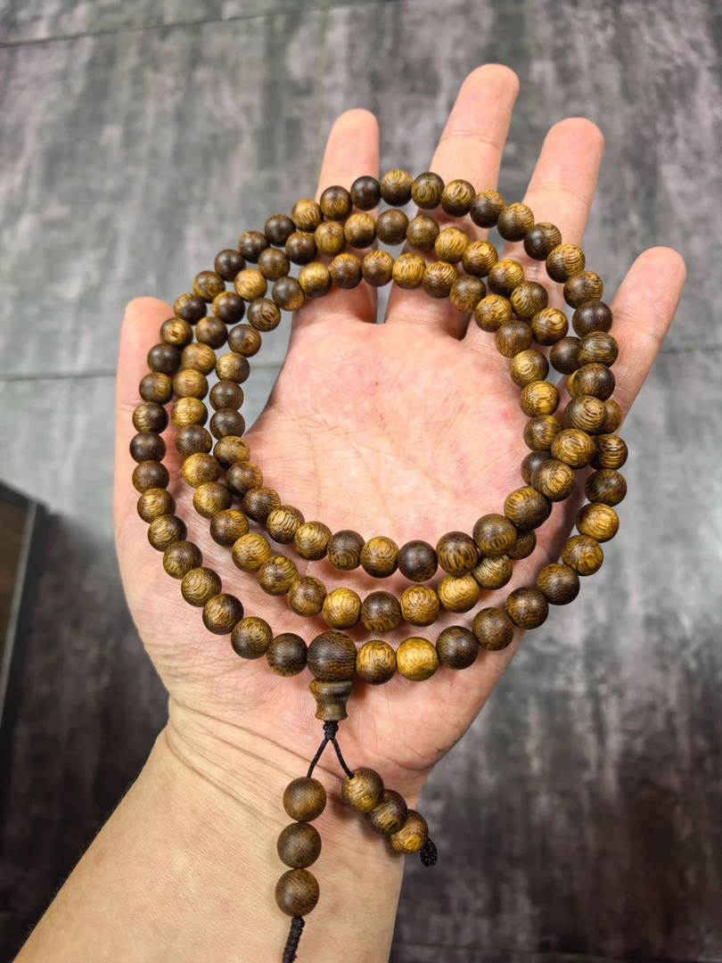 沉香沉香圆珠手串毛衣链念珠