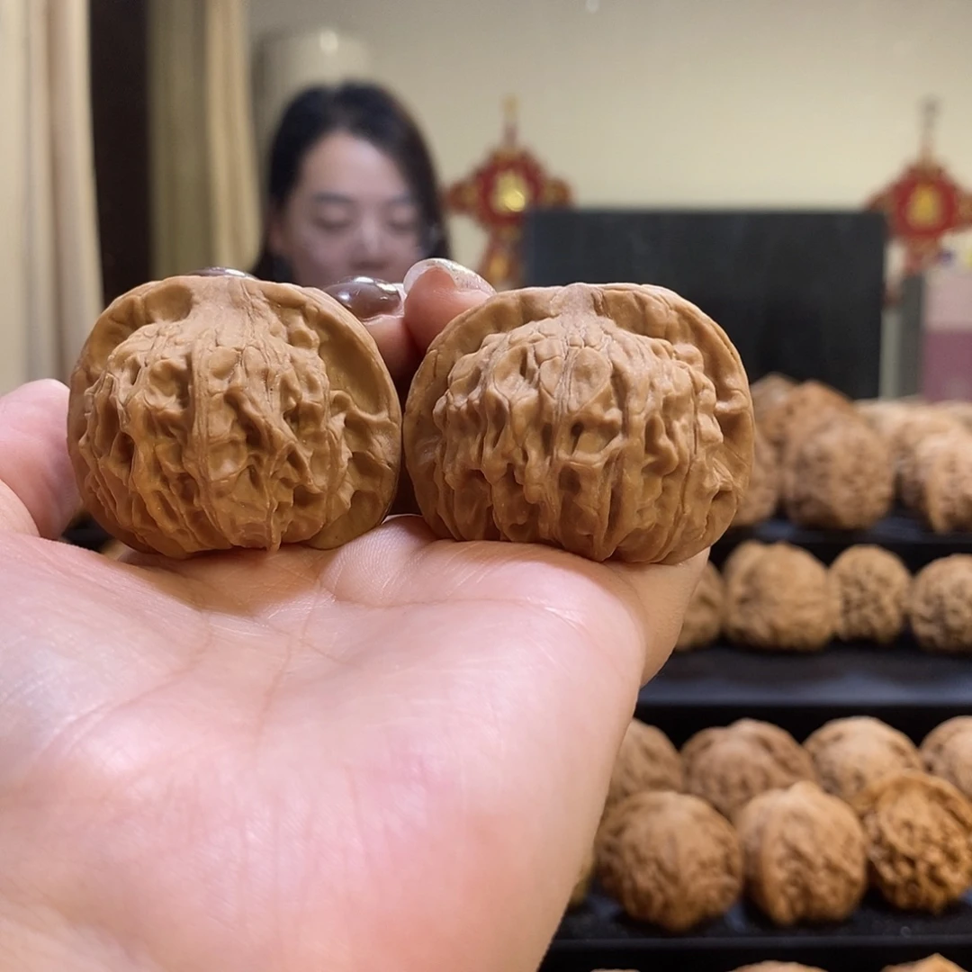 把件文玩核桃米****天地狮子头