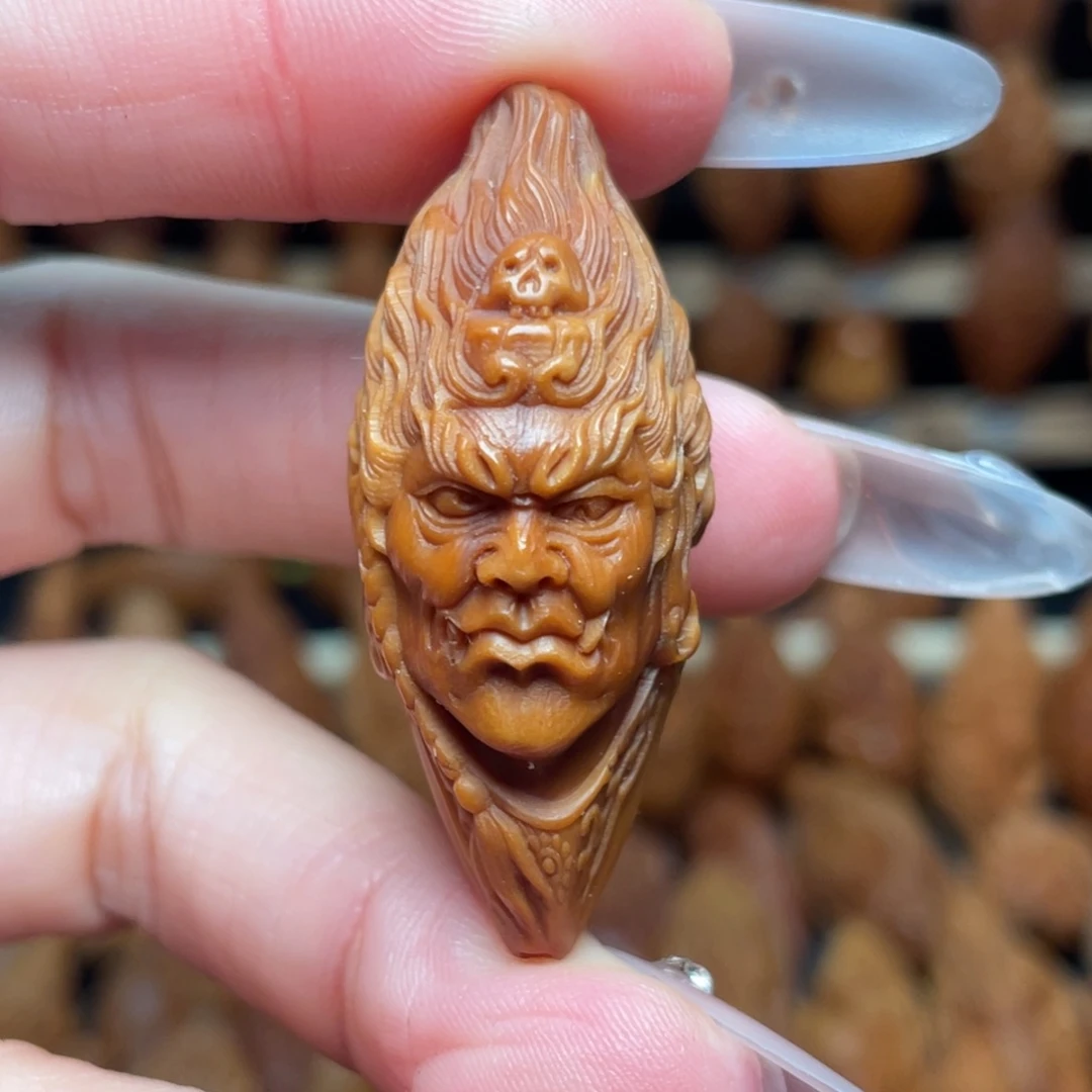 橄榄核把件善波冥王