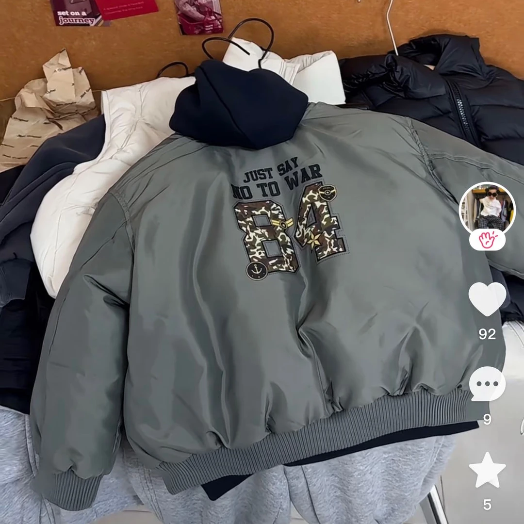 251017 飞行员夹克棉衣 儿童冬季新款棉衣