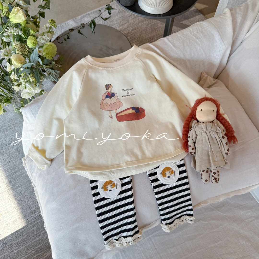 【现货】251-优米优卡-童装2025年春季新款印花薄款T恤长袖 -251049