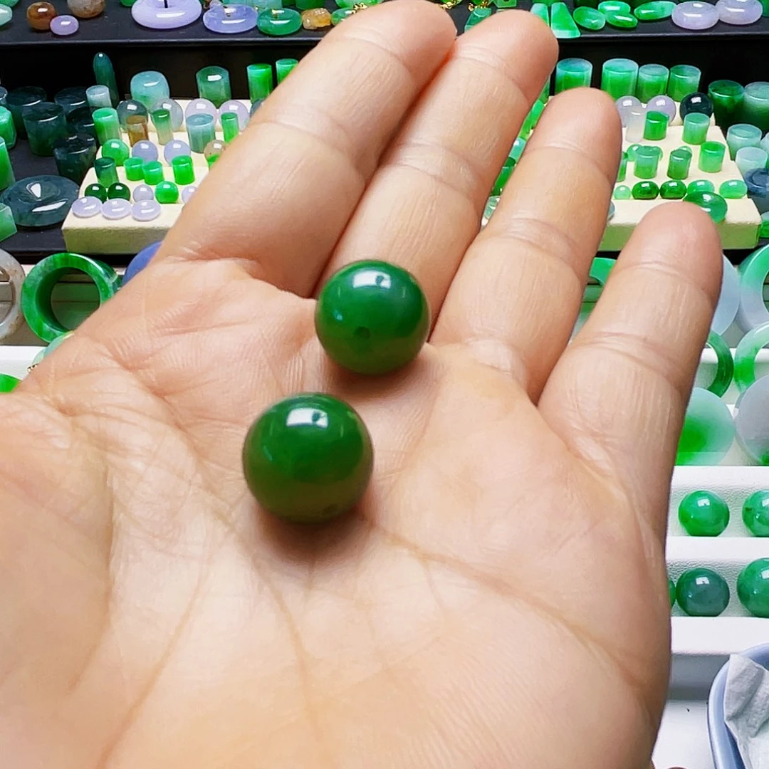 啊****翡翠散珠天然缅甸翡翠A货