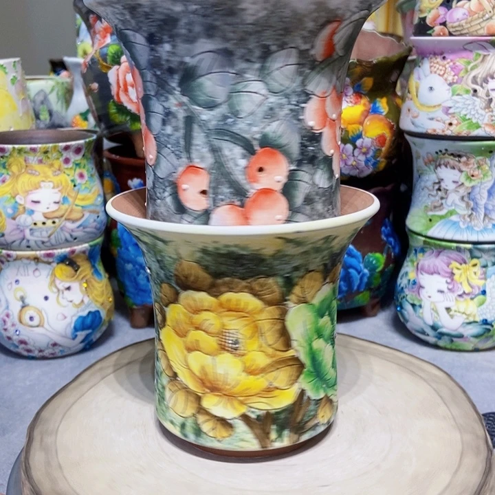 景德镇艺术手绘作品