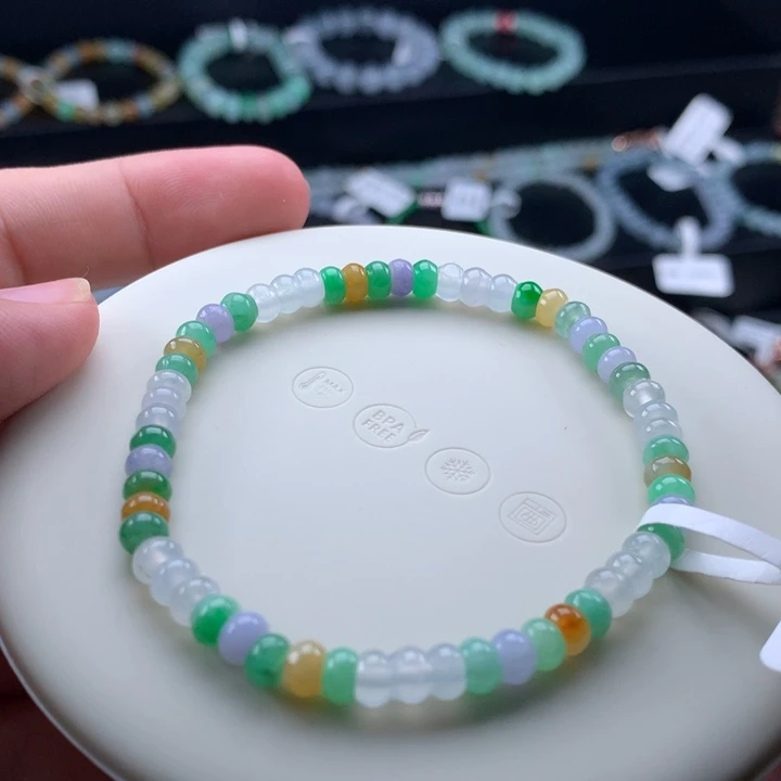 未镶嵌手串翡翠卡