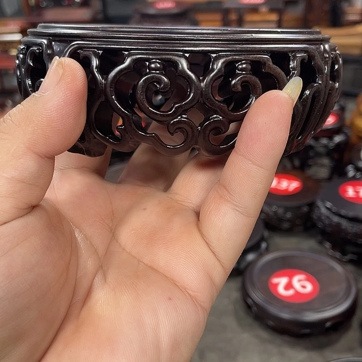 手工艺品琉璃红木底座工艺品11