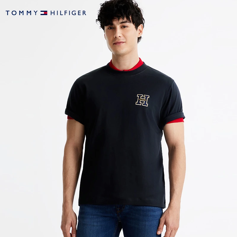 【新年系列】Tommy25新款夏季男装丝光棉蛇年本命年圆领短袖38049