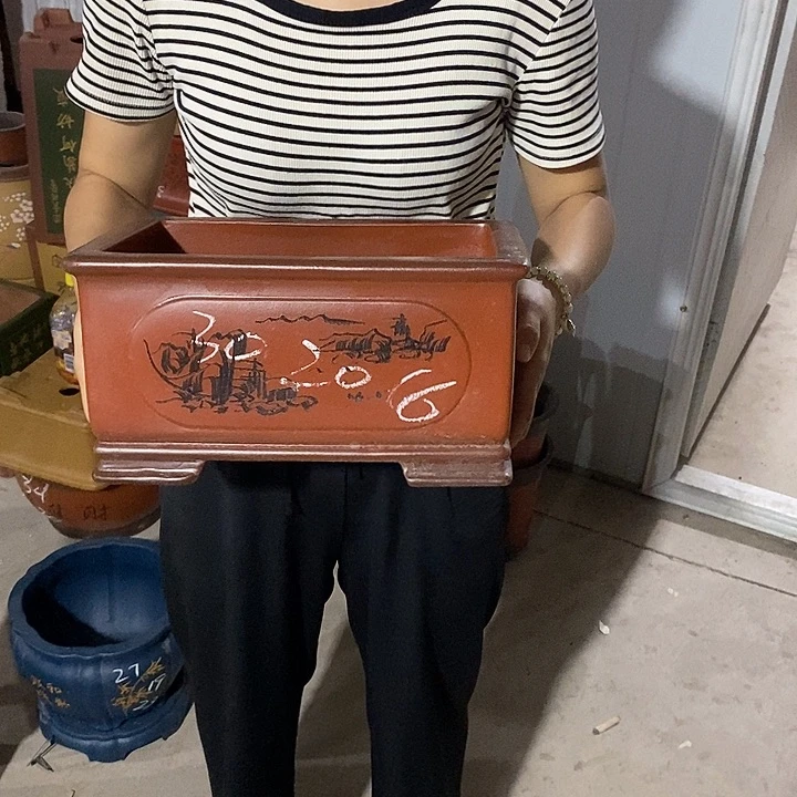 紫砂花盆紫砂花盆