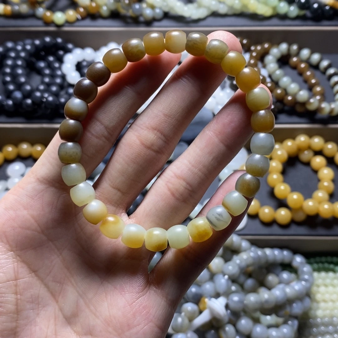 和田玉未镶嵌手链