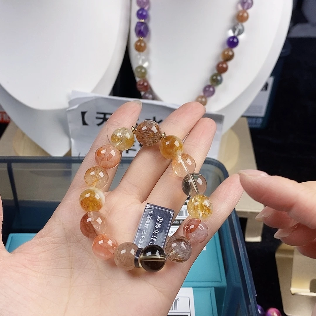 水晶手链银S925镶嵌