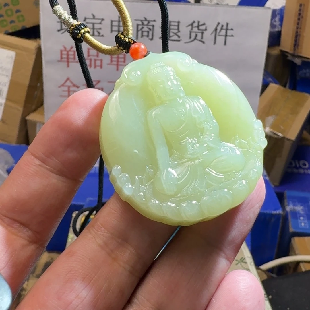 和田玉（糖玉）未镶嵌颈饰