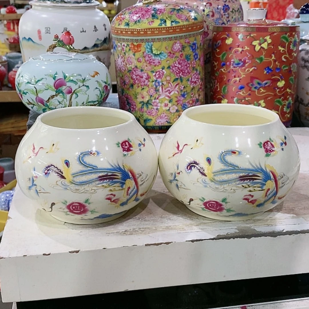 【闪购商品】瓷片陶瓷茶叶罐密封罐