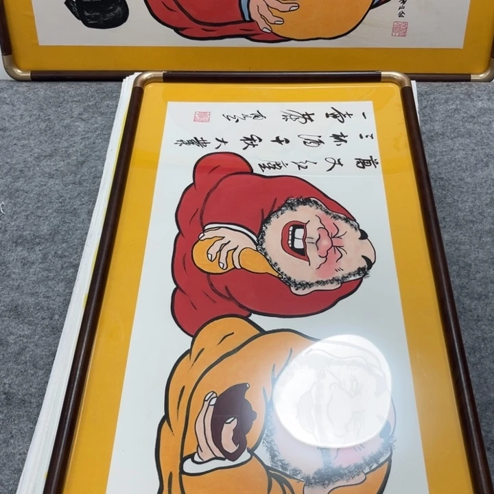 国画手绘禅意画一物一拍