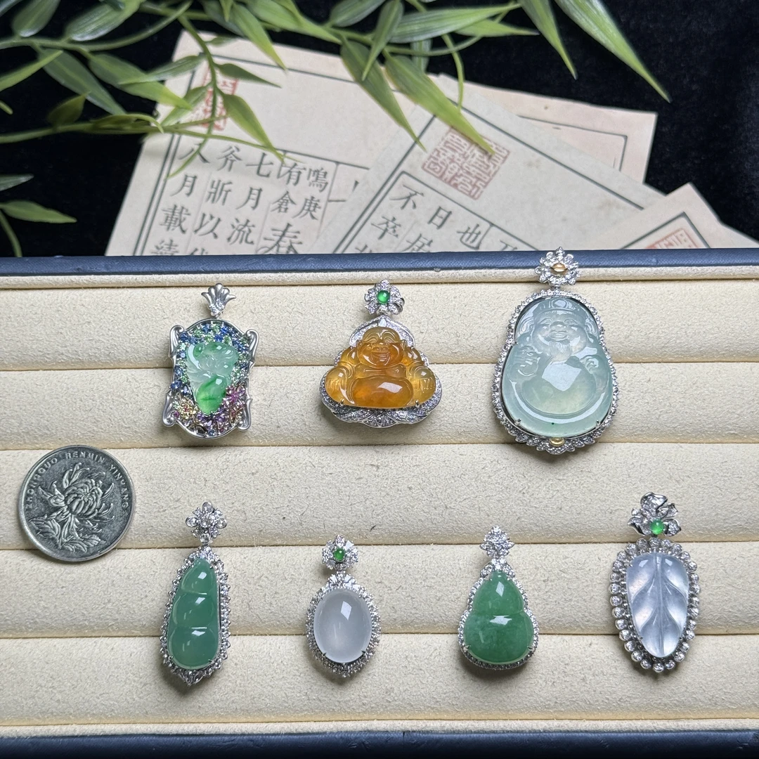 思懿珠宝 18K翡翠吊坠-19800-2-LF-多样性发一