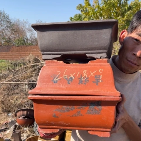 花盆紫砂特价包邮送盒
