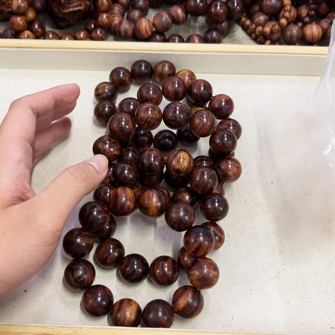 手串/手链黄花梨/降香黄檀20mm圆珠高抛清货