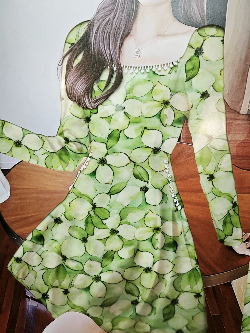 34号【云墨布艺】棉绸人造棉面料柔软亲肤透气连衣裙定裁不支持退货