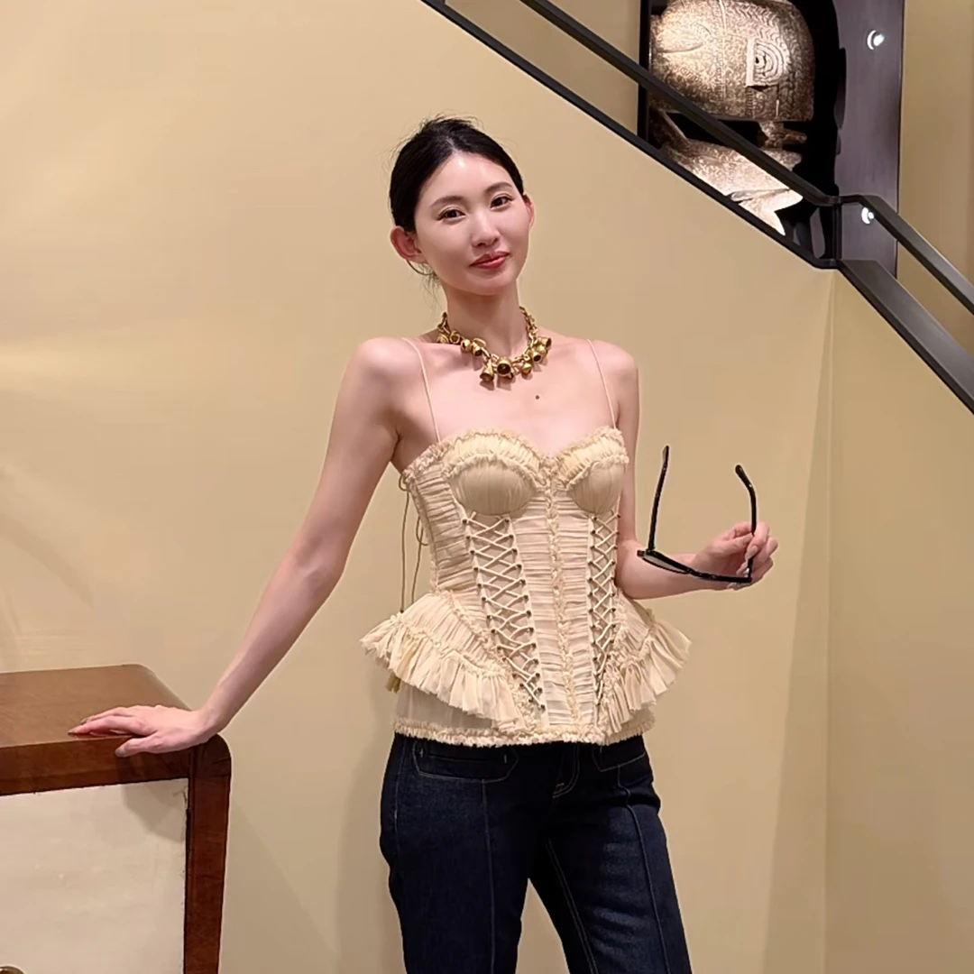 26早春新款超高定手工编织真丝上衣