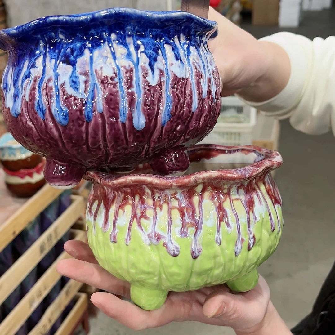 【闪购商品】陶瓷陶瓷多肉植物花盆