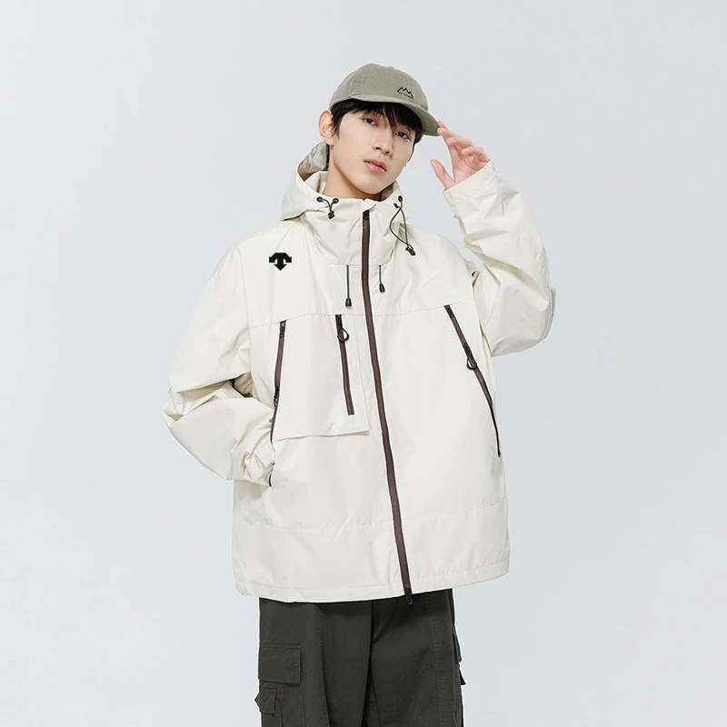 迪桑家男士三防户外冲锋衣【防风、防水、耐磨】{发正标}