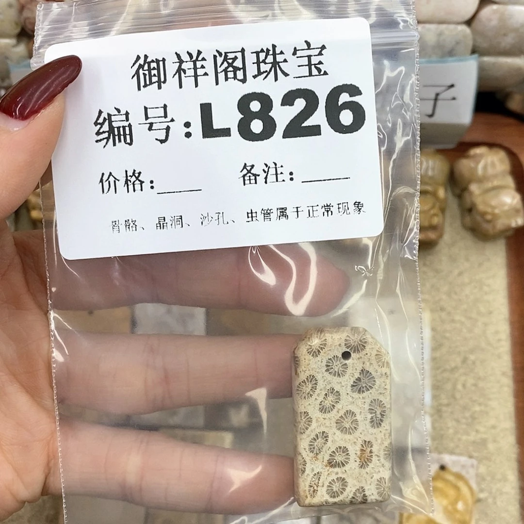 硅化珊瑚（珊瑚玉）L未镶嵌三*遍