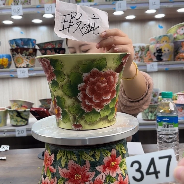 紫砂花盆瑕疵瑕疵347