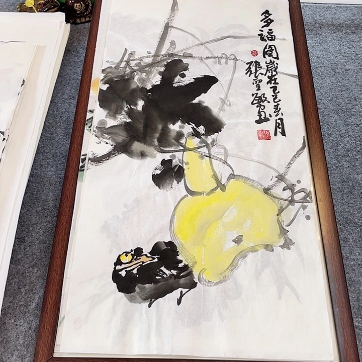 国画张圣敏先生纯手绘作品