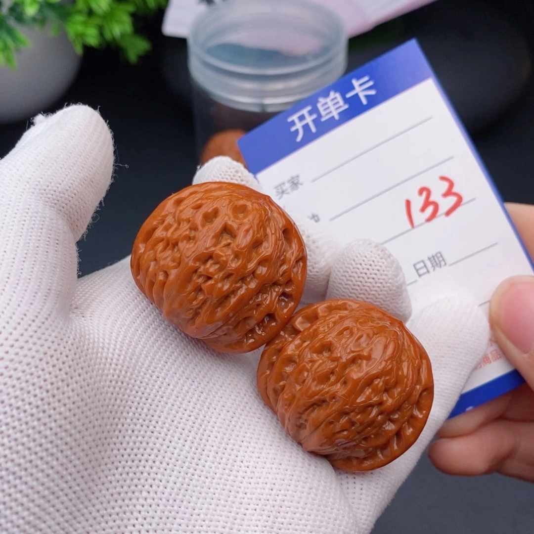 文玩核桃把件35铁锤133