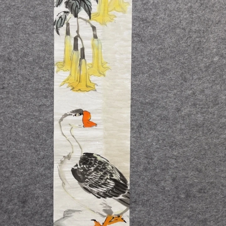 竖款淄博大鱼书画艺术作品