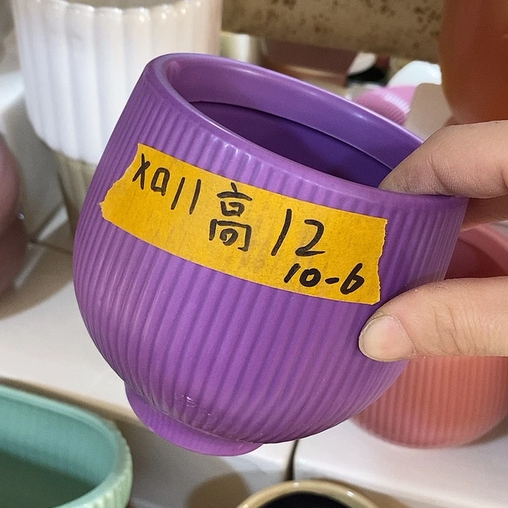 摆件陶陶盆有孔 瑕疵介意勿拍