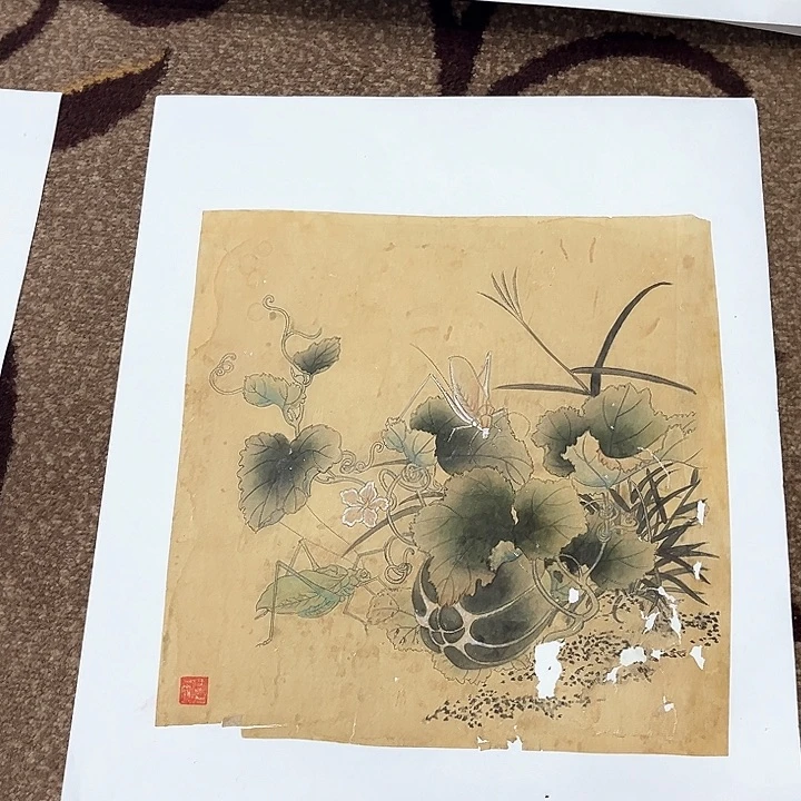 国画马**?小青菜王爱英