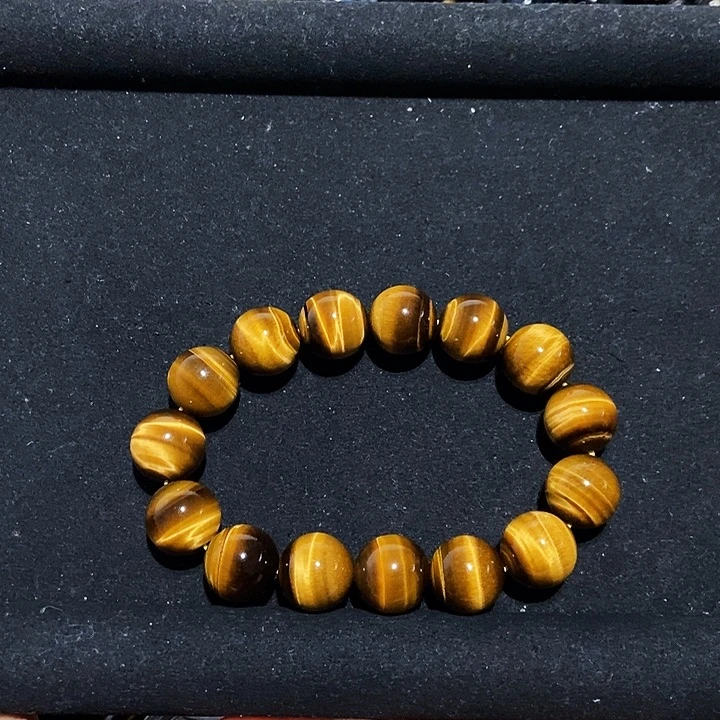 局***️木变石（虎睛石）未镶嵌手链