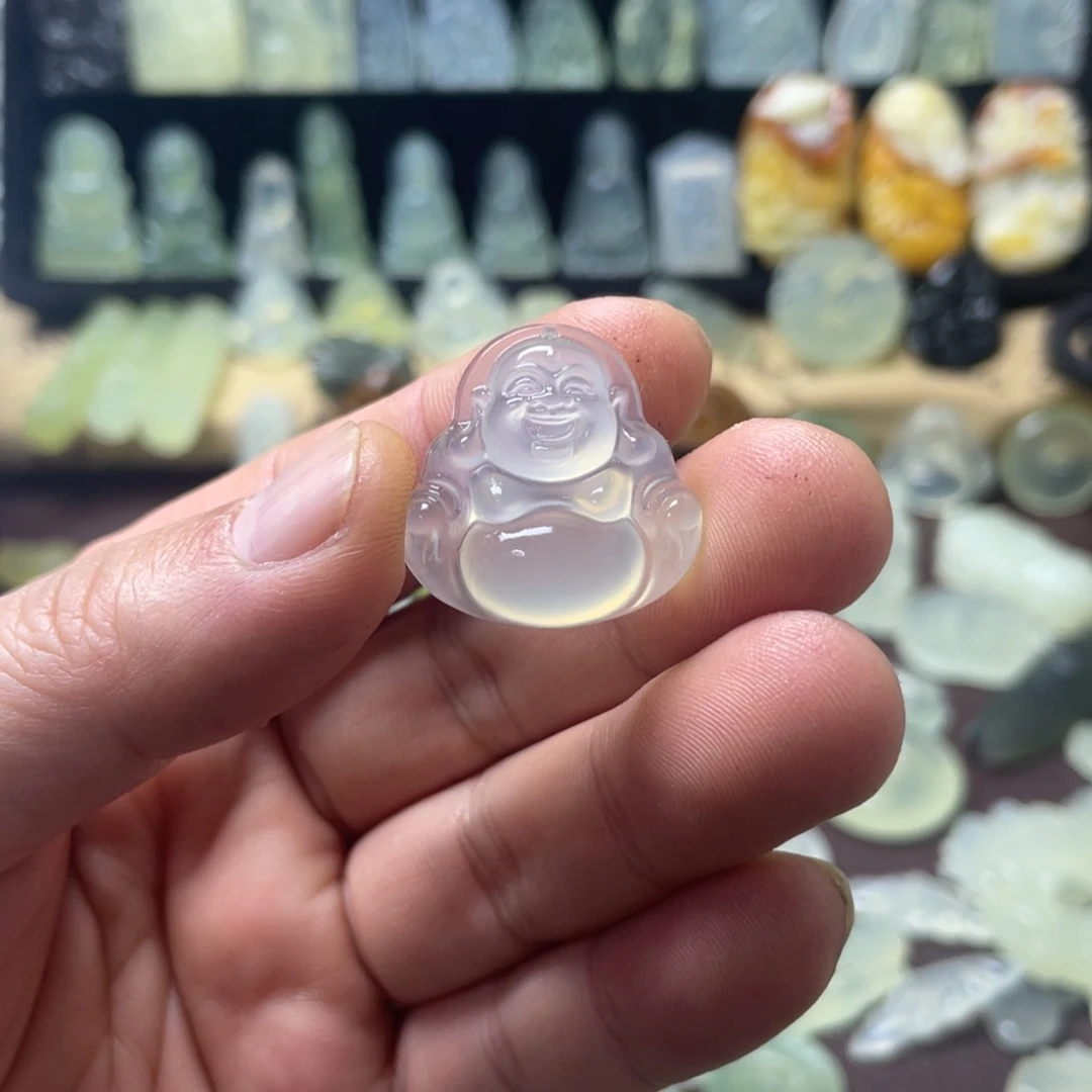 蛇纹石玉颈饰未镶嵌X****禹