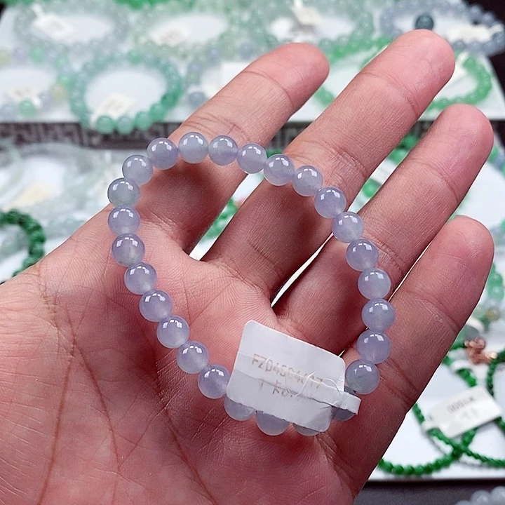 翡翠手链未镶嵌天**鱼卡6.8