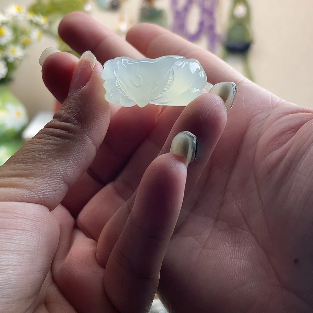 南***^蛇纹石玉未镶嵌戒指