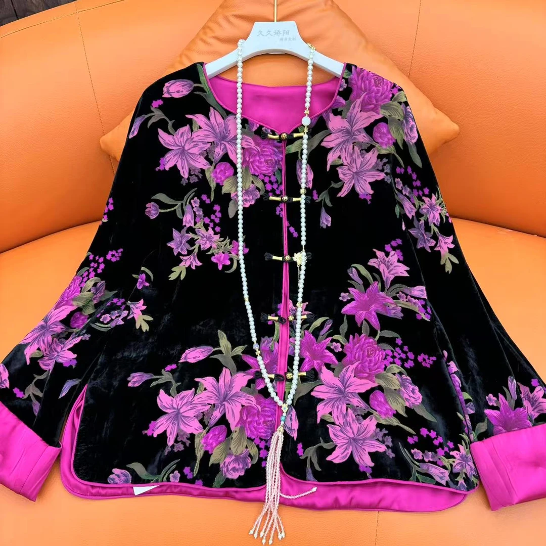 仟亿娘娘【香水百合外套】新中式女装