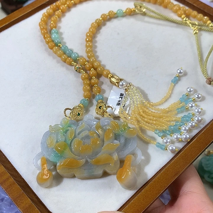 颈饰未镶嵌翡翠翡翠吊坠