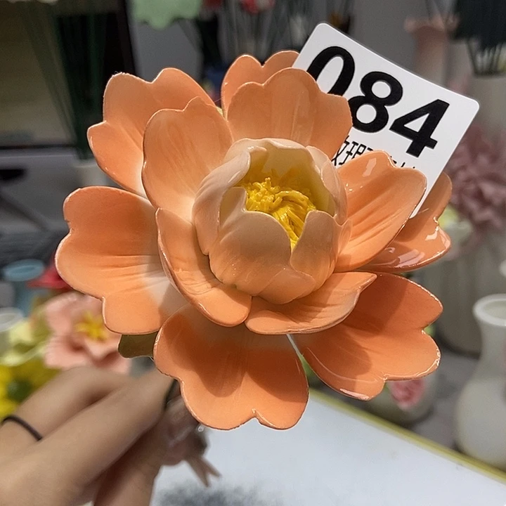 陶瓷纯手工捏花设计