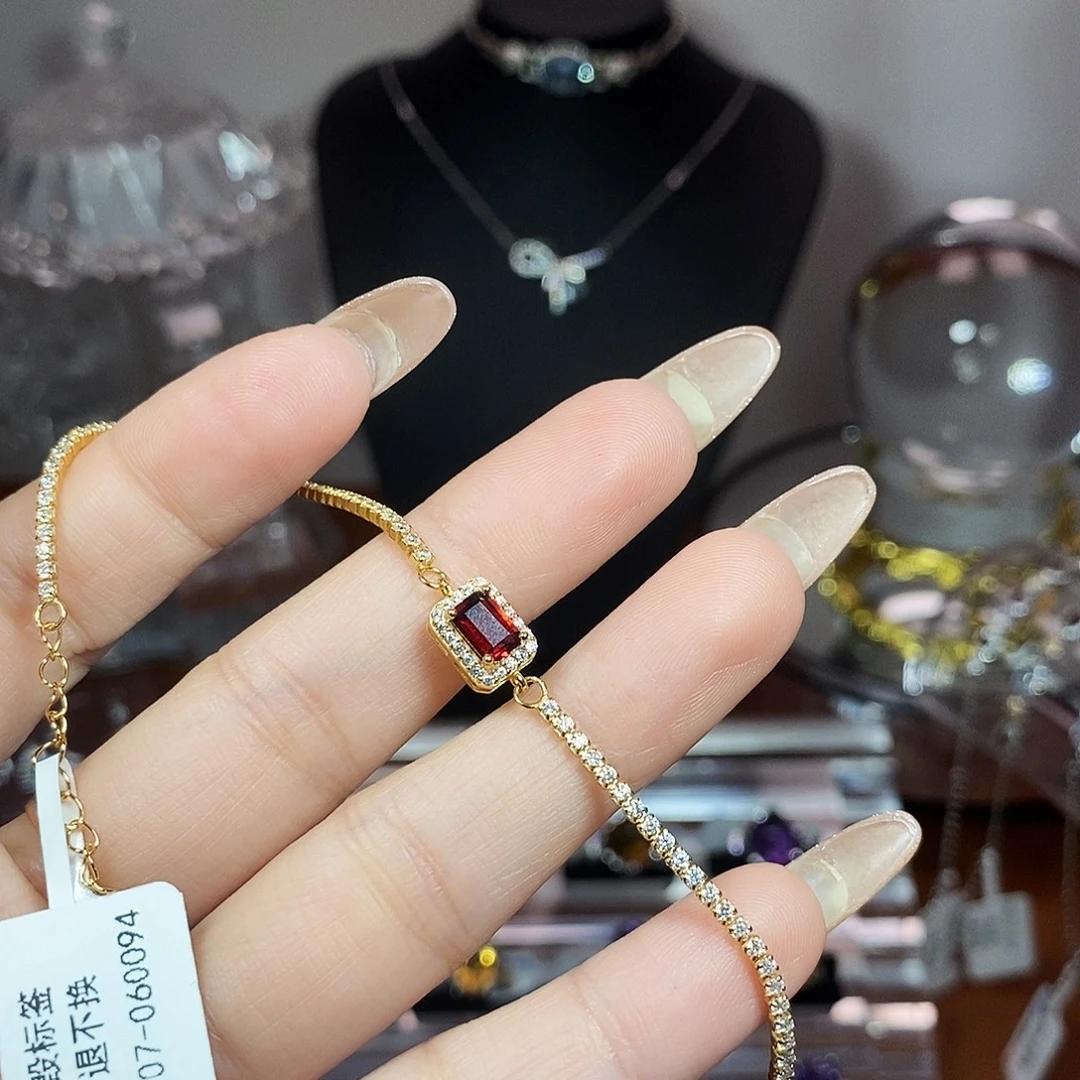 水晶银S925镶嵌戒指